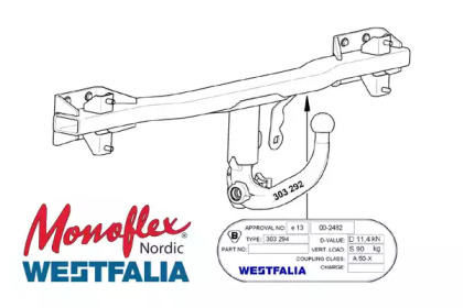 Прицепное оборудование MONOFLEX 303294600001