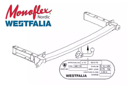 Прицепное оборудование MONOFLEX 305179600001