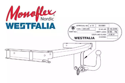 Прицепное оборудование MONOFLEX 305205600001