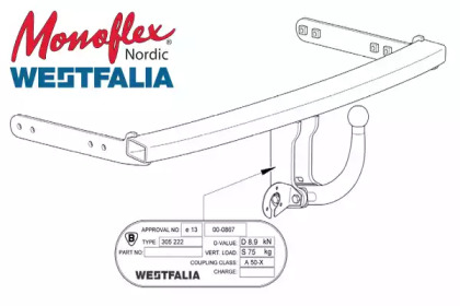 Прицепное оборудование MONOFLEX 305222600001