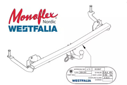 Прицепное оборудование MONOFLEX 306278600001