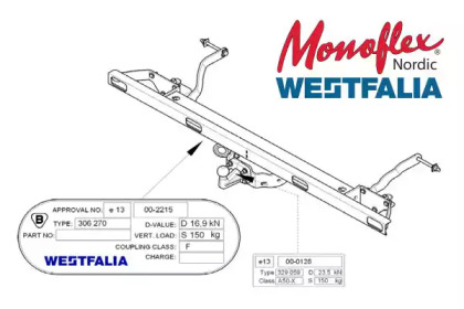 Прицепное оборудование MONOFLEX 306330600001