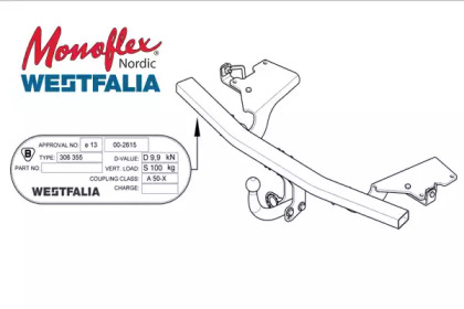Прицепное оборудование MONOFLEX 306355600001