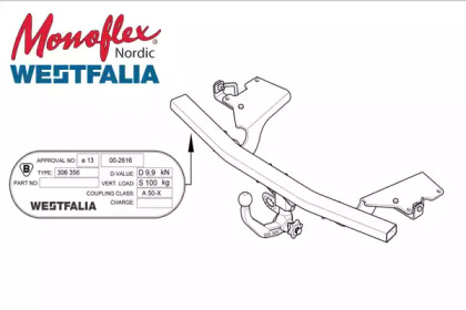 Прицепное оборудование MONOFLEX 306356600001