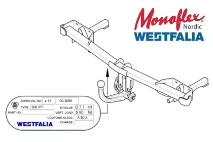 Прицепное оборудование MONOFLEX 306372600001