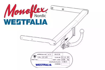 Прицепное оборудование MONOFLEX 307238600001