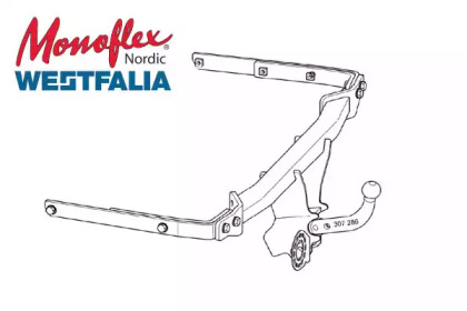 Прицепное оборудование MONOFLEX 307286600001