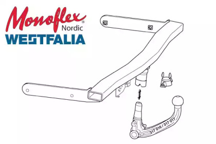 Прицепное оборудование MONOFLEX 317016