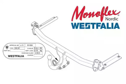 Прицепное оборудование MONOFLEX 338091600001