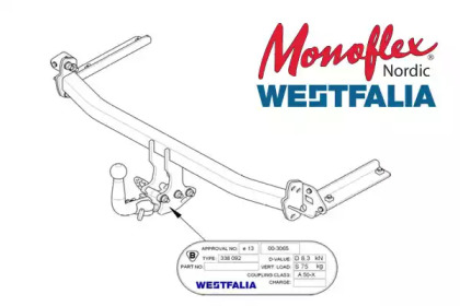 Прицепное оборудование MONOFLEX 338092600001