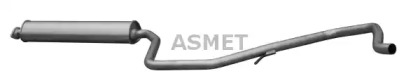 Средний глушитель выхлопных газов ASMET 05.205