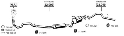 Система выпуска ОГ ASMET DH220510