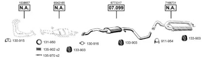 Система выпуска ОГ ASMET FO070680