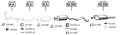 Система выпуска ОГ ASMET OP053660