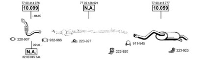 Система выпуска ОГ ASMET RE100495