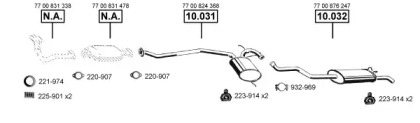 Система выпуска ОГ ASMET RE103975