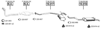 Система выпуска ОГ ASMET RE104055