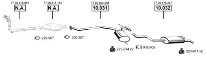 Система выпуска ОГ ASMET RE104065