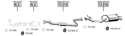 Система выпуска ОГ ASMET RO302250