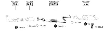 Система выпуска ОГ ASMET RO302310