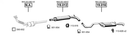 Система выпуска ОГ ASMET SE191155