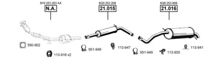 Система выпуска ОГ ASMET SK210250