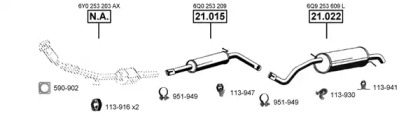 Система выпуска ОГ ASMET SK210400