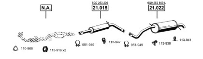 Система выпуска ОГ ASMET SK210418