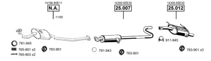 Система выпуска ОГ ASMET SU251510