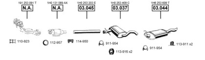 Система выпуска ОГ ASMET VA032000