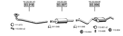 Система выпуска ОГ ASMET VA033090