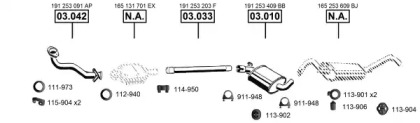 Система выпуска ОГ ASMET VA033095