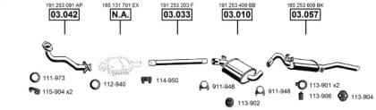 Система выпуска ОГ ASMET VA033105