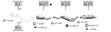 Система выпуска ОГ ASMET VA035840