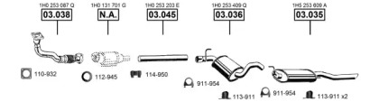 Система выпуска ОГ ASMET VA036585