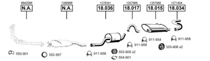 Система выпуска ОГ ASMET VO185530