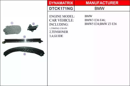 Комплект цели привода распредвала DYNAMATRIX DTCK171NG