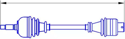 Вал SERCORE 12827B