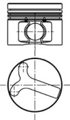 Поршень KOLBENSCHMIDT 40060600