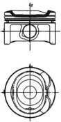 Поршень KOLBENSCHMIDT 40081600