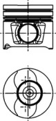 Поршень KOLBENSCHMIDT 40218600