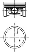 Поршень KOLBENSCHMIDT 40219600