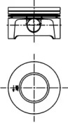 Поршень KOLBENSCHMIDT 40309600