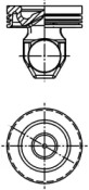 Поршень KOLBENSCHMIDT 40368600