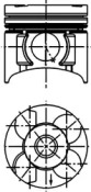 Поршень KOLBENSCHMIDT 40392600