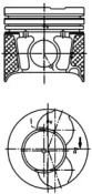 Поршень KOLBENSCHMIDT 40469600