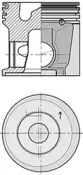 Поршень KOLBENSCHMIDT 41523600