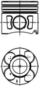 Поршень KOLBENSCHMIDT 41289600