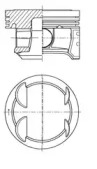 Поршень KOLBENSCHMIDT 41006600