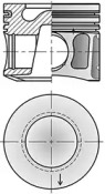 Поршень KOLBENSCHMIDT 41008600